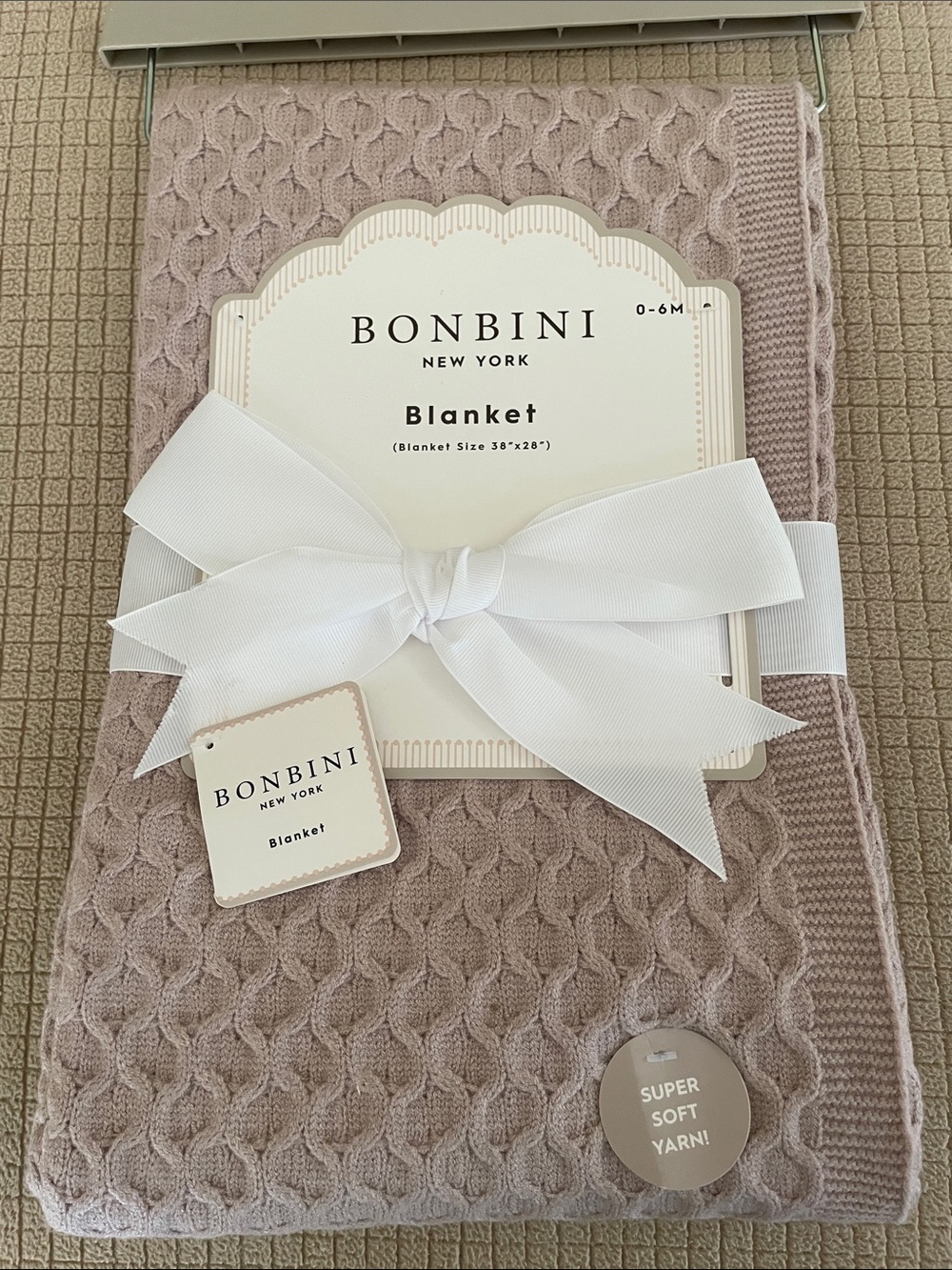 Bombini Baby Knit Blanket NWT